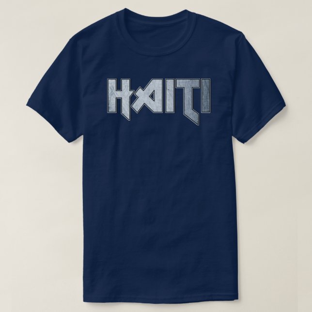 Camiseta Heavy metal Haiti (Frente do Design)