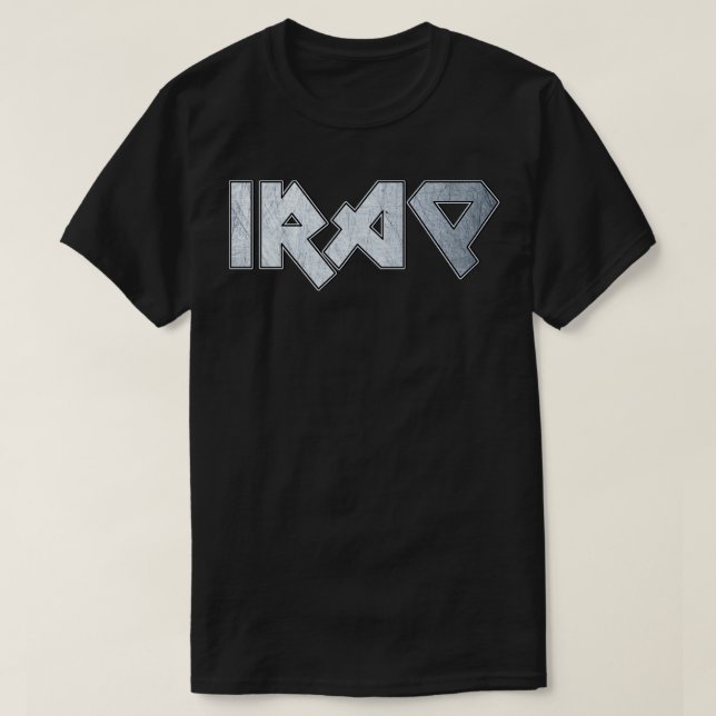 Camiseta Heavy Metal Iraque (Frente do Design)