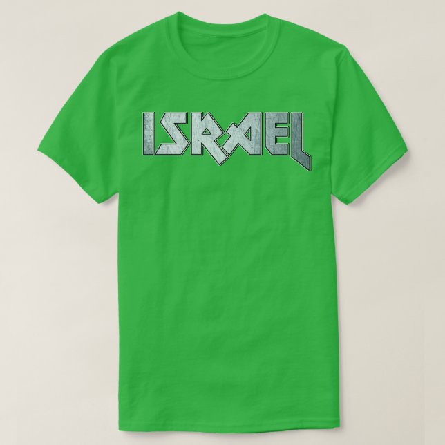 Camiseta Heavy metal Israel (Frente do Design)