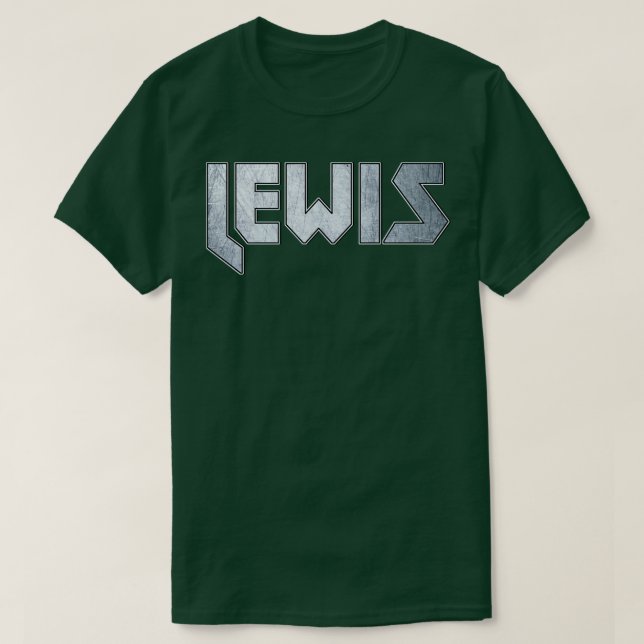Camiseta Heavy metal Lewis 1 (Frente do Design)