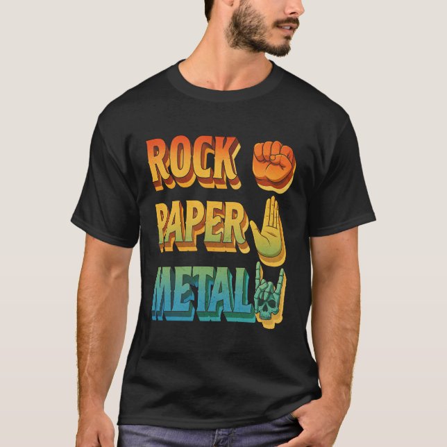 Camiseta Heavy Metal Music Rock ON Skeleton - Documento de  (Frente)
