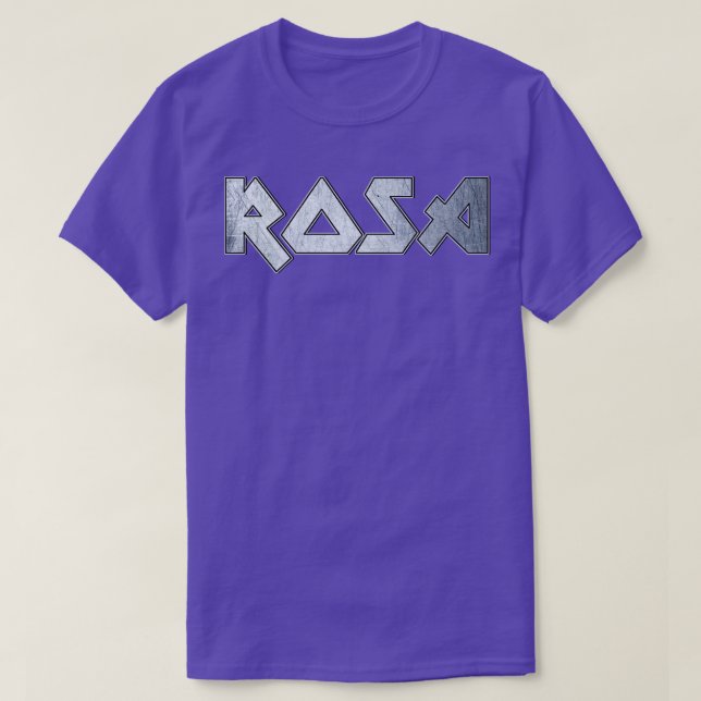 Camiseta Heavy metal Rosa (Frente do Design)