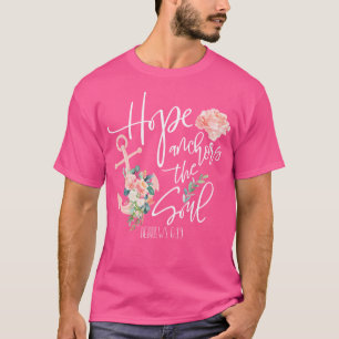 Camiseta Hebraico 619 Bíblia de âncora Verse Faith Cotação