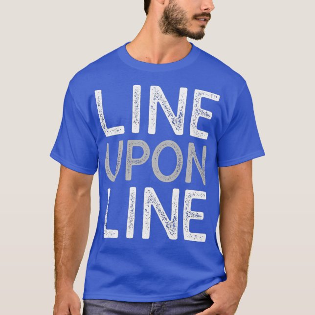 Camiseta Hebraico Israelita Linha Na Linha (Frente)