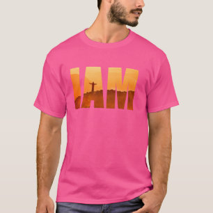 Camiseta Hebraico Nome de DEUS IAM Yahweh Christian Faith J