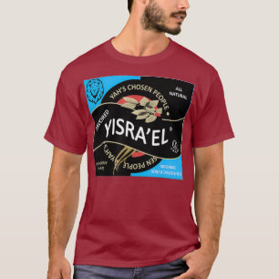 Camiseta Hebrew Israelite Yisrael Culture Funny Label