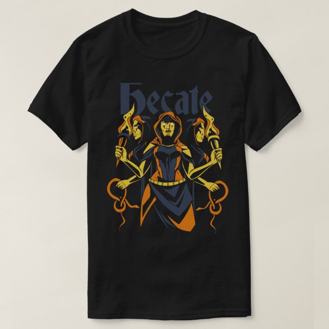 Camiseta Hecate Deusa de Mágica e Mitologia Grega (Frente do Design)
