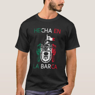 Camiseta Hecha En La Barca Jalisco Estado México Escudo