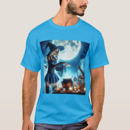 Camiseta Hechizos Bajo la Luna: La Bruja del Halloween