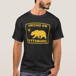 Camiseta Hecho em Pittsburg República da Califórnia - Coa d