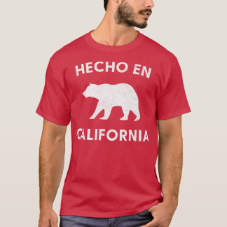 Camiseta Hecho en California Bear Gear Mexicano-Americano