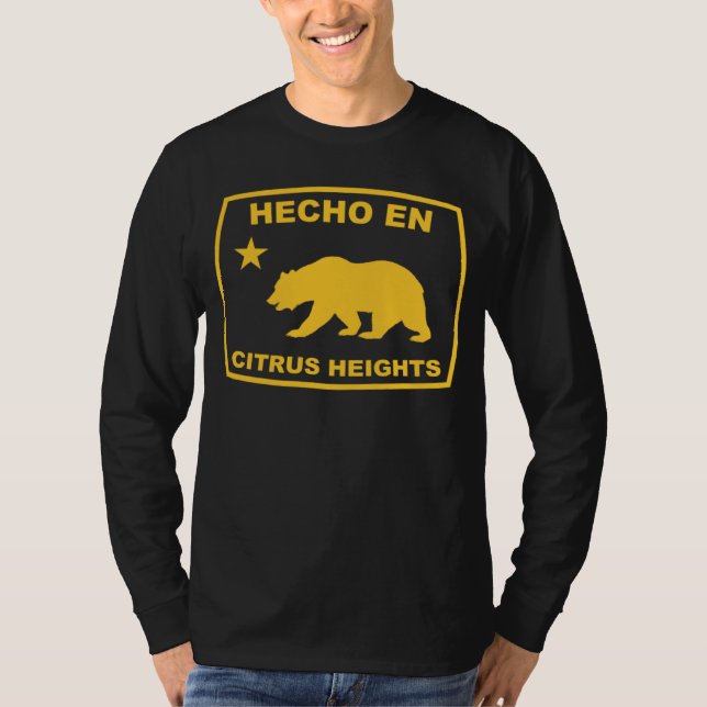 Camiseta Hecho en Citrus Heights California Republic Pacifi (Frente)