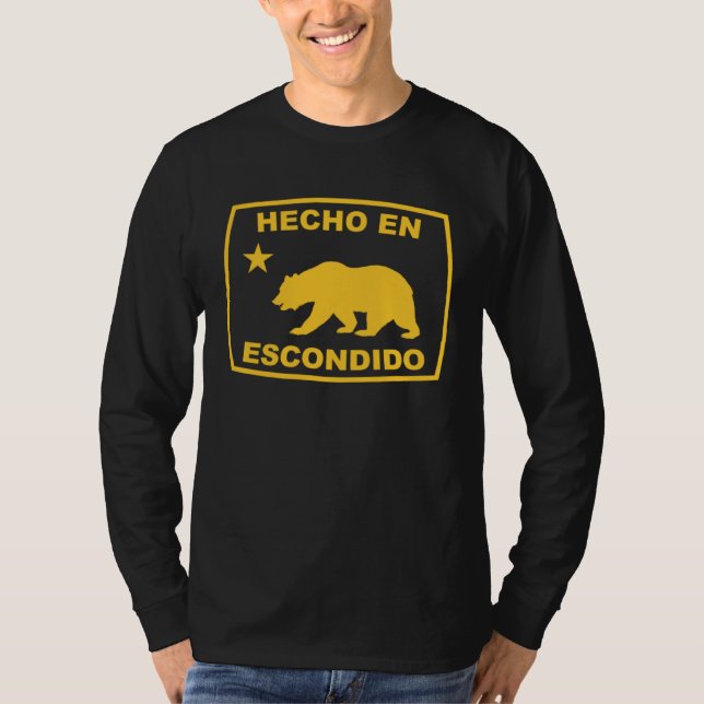 Camiseta Hecho en Escondido California Republic Pacific Coa (Frente)