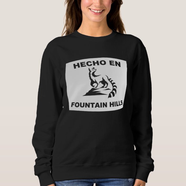 Camiseta Hecho en Fountain Hills Arizona Ringtail State Ani (Frente)