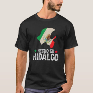 Camiseta Hecho en Hidalgo México Orgulhoso Rua de Hidalgo M