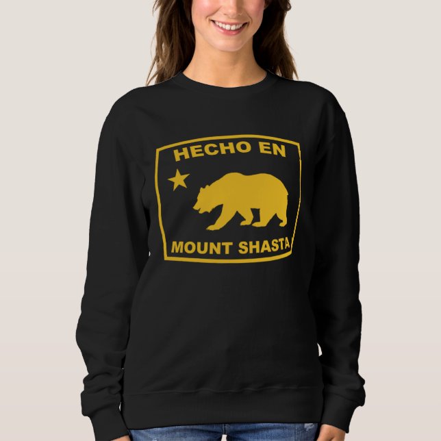 Camiseta Hecho en Mount Shasta California Republic Pacific  (Frente)