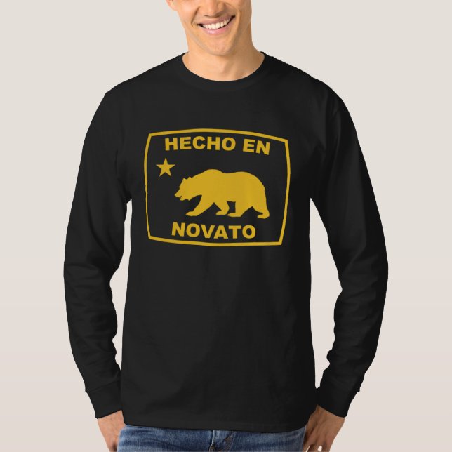 Camiseta Hecho en Novato California Republic Pacific Coast (Frente)
