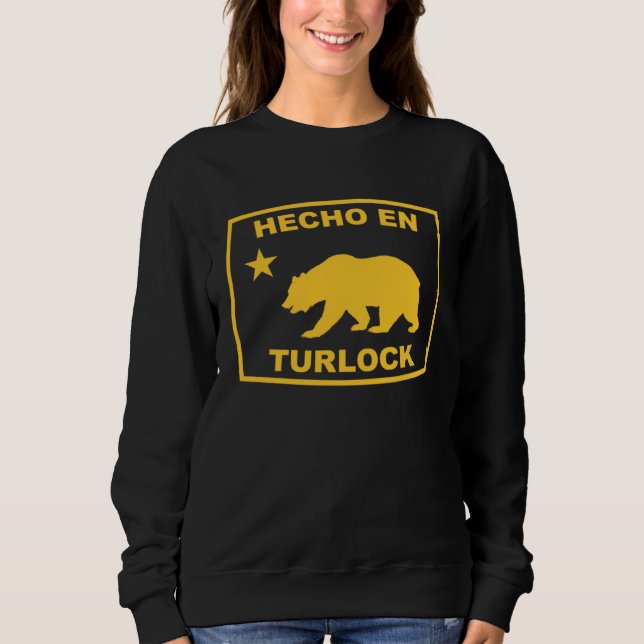 Camiseta Hecho en Turlock California Republic Pacific Coast (Frente)