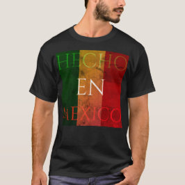 Camiseta Hecho no México - Design de Arte Única Mexicana