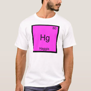Camiseta Hectograma - T engraçado do símbolo do elemento