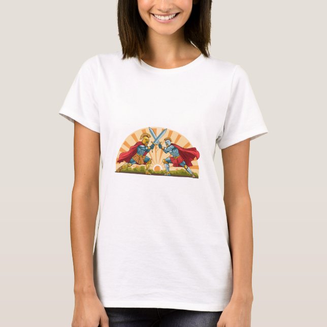 Camiseta Héctor e Aquiles (Frente)