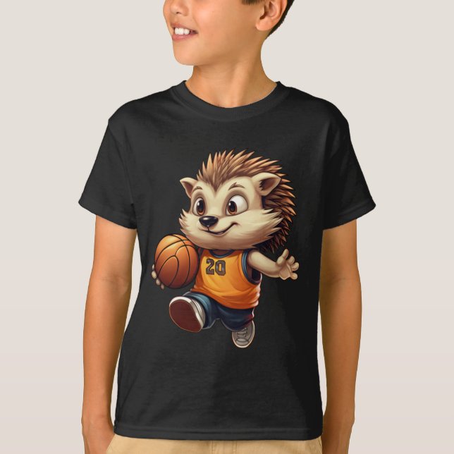 Camiseta Hedgehog 1 de basquete (Frente)