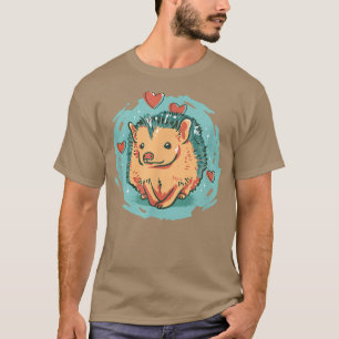 Camiseta Hedgehog ama o ouriço do outono amigos do ouriço