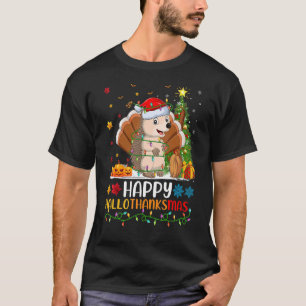 Camiseta Hedgehog Animal Happy Hedgehog Hellothanksmas