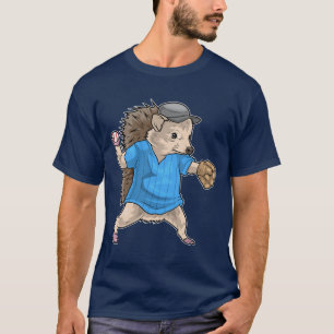 Camiseta Hedgehog Baseball - Luva de baseball