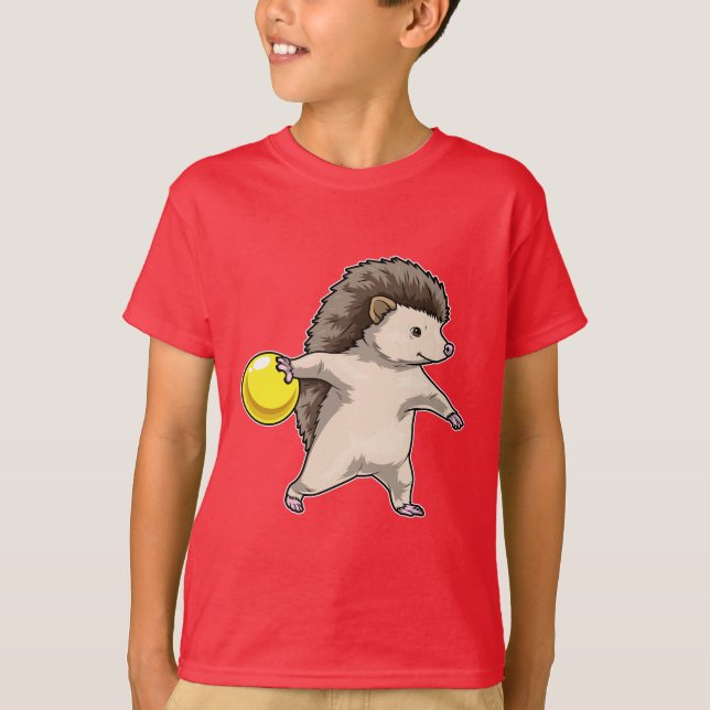 Camiseta Hedgehog Bowling Bowling ball (Frente)