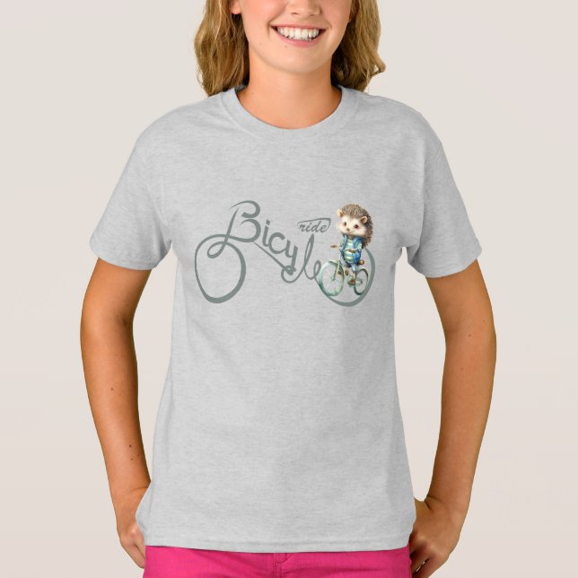 Camiseta Hedgehog, Cartoon Rider (Frente)