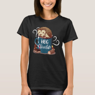 Camiseta Hedgehog Chocolate Quente Porcupine Floresta A