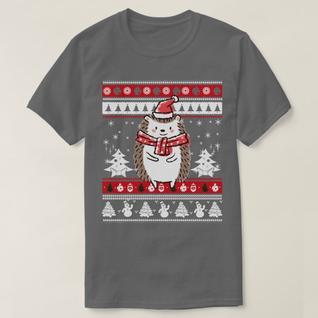 Camiseta Hedgehog Christmas (Frente do Design)