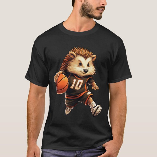 Camiseta Hedgehog de basquetebol (Frente)