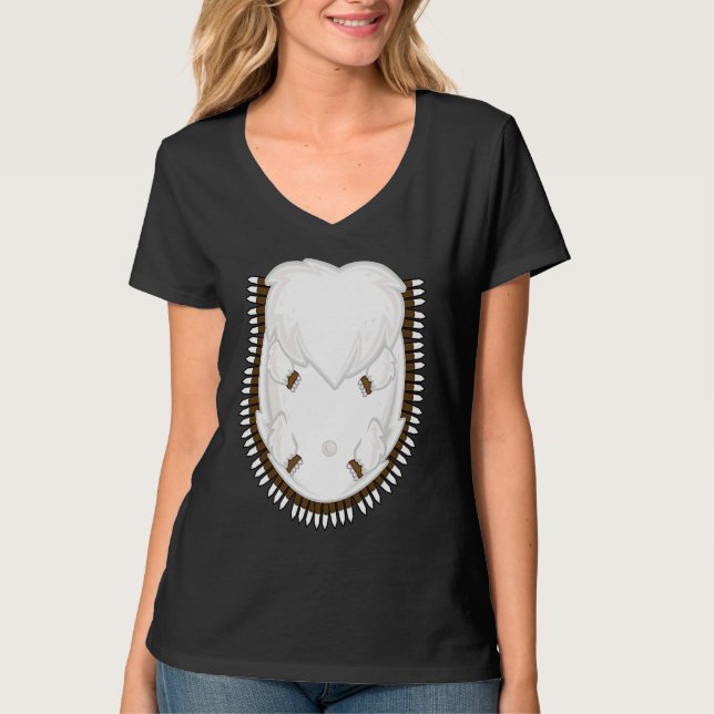 Camiseta Hedgehog Halloween Costume Cute Belly Hairy Men Wo (Frente)