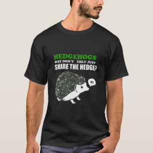 Camiseta Hedgehog, Hedgehogs, por que eles não compartilham
