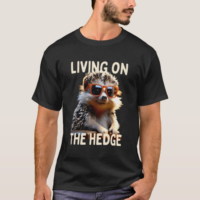 Camiseta Hedgehog Morando No Animal De Arma Que Adoro Hed (Frente)