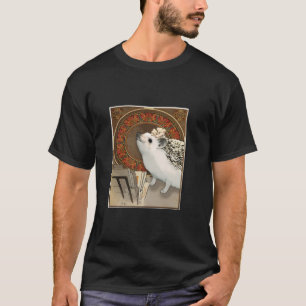 Camiseta Hedgehog Mucha Style Art Nouveau Poster Art