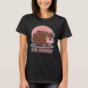 Camiseta Hedgehog para Homens e Mulheres Eu sou Hedgy