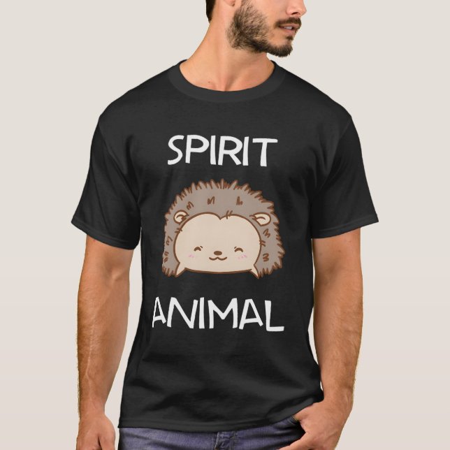 Camiseta Hedgehogs Cute Hedgehogs Crianças Espírito Menino (Frente)