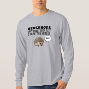 CAMISETA HEDGEHOGS POR QUE ELES NÃO COMPARTILHAM A COBERTU