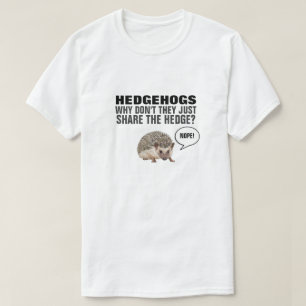 CAMISETA HEDGEHOGS POR QUE ELES NÃO COMPARTILHAM A COBERTUR