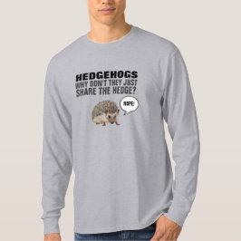 CAMISETA HEDGEHOGS POR QUE ELES NÃO COMPARTILHAM A COBERTUR