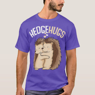 Camiseta Hedgehugs Hedgehog Mulheres Crianças Meninas Menin