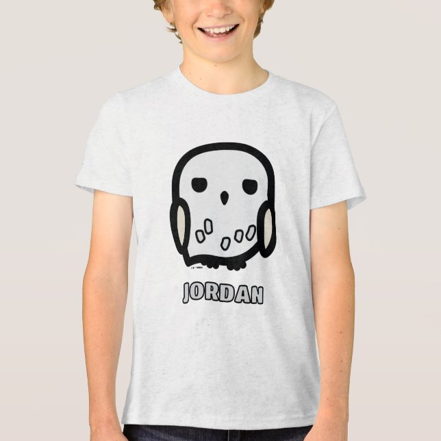 Camiseta Hedwig Cartoon Character Art (Frente)