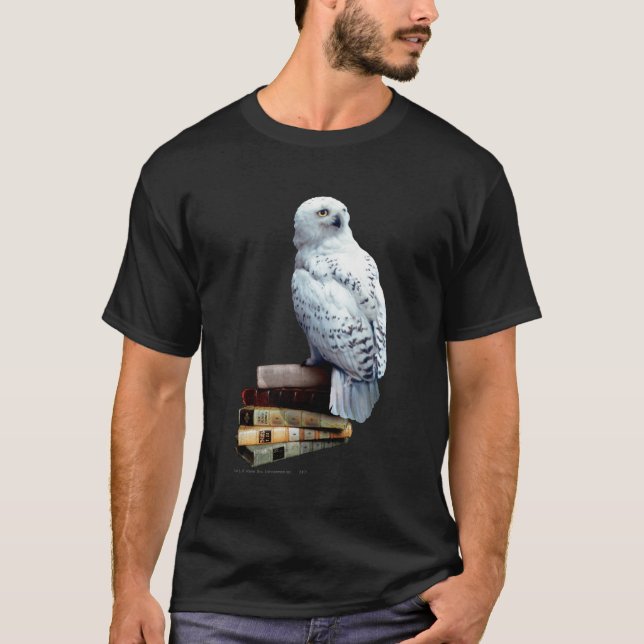 Camiseta Hedwig nos livros (Frente)