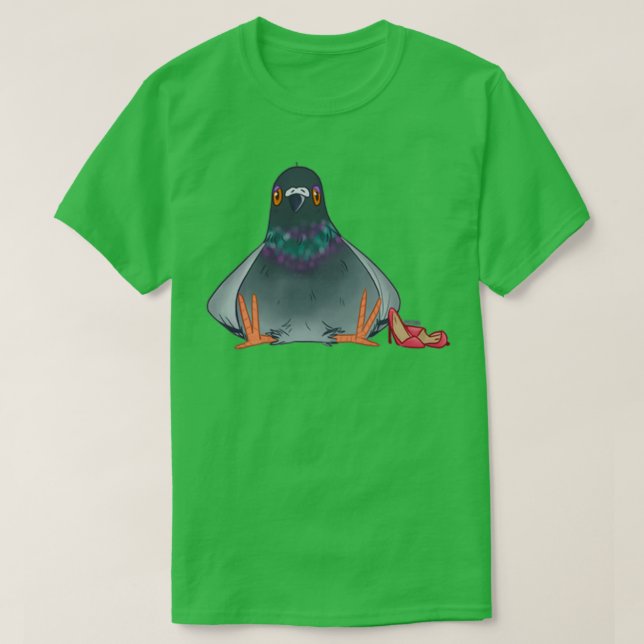 Camiseta Heel Pigeon (Frente do Design)