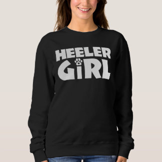 Camiseta Heeler Girl Engraçada Dog Proprietário de Cães