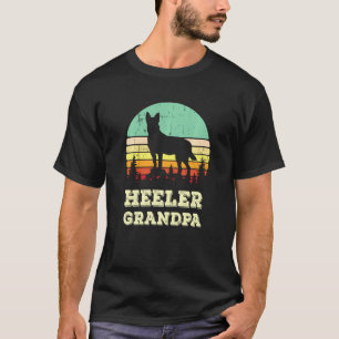 Camiseta Heeler Vovô Pai Padre Pet australiano Battle Do