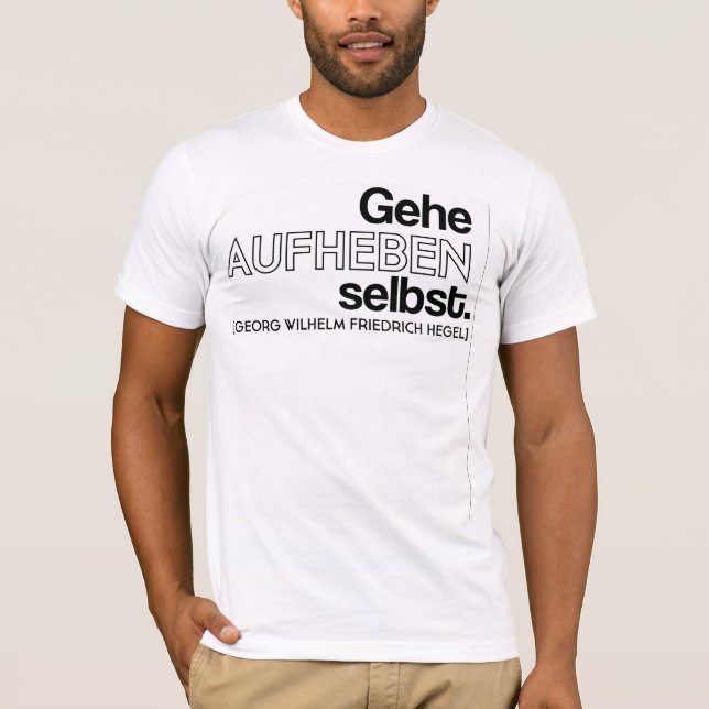 Camiseta Hegel Aufheben T (Frente)